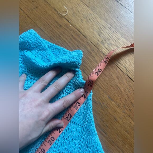 70s Vintage Jantzen Blue Knit Pantsuit - Picture 7 of 15